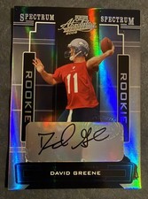 David Greene Spectrum Rookie Auto 2005 Playoff Absolute #’d 173/249 Seahawks