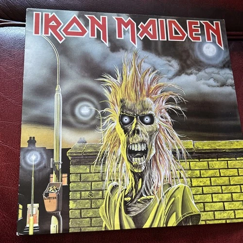 LP Iron Maiden Self Titled EMC 3330 1980 First Press Vinyl near mint.
