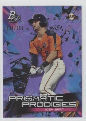 2019 Bowman Platinum Purple Refractor 37/250 Joey Bart #PPP-22 17fl