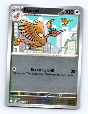 Fearow - 103/132 - ME01: Mega Evolution (ME01) - Pokemon NM/M