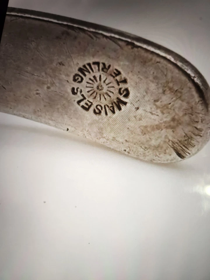 Seltenes signiertes Maisels Trading Post Sterlingsilber Türkis Armreif Armband - Bild 4 von 4