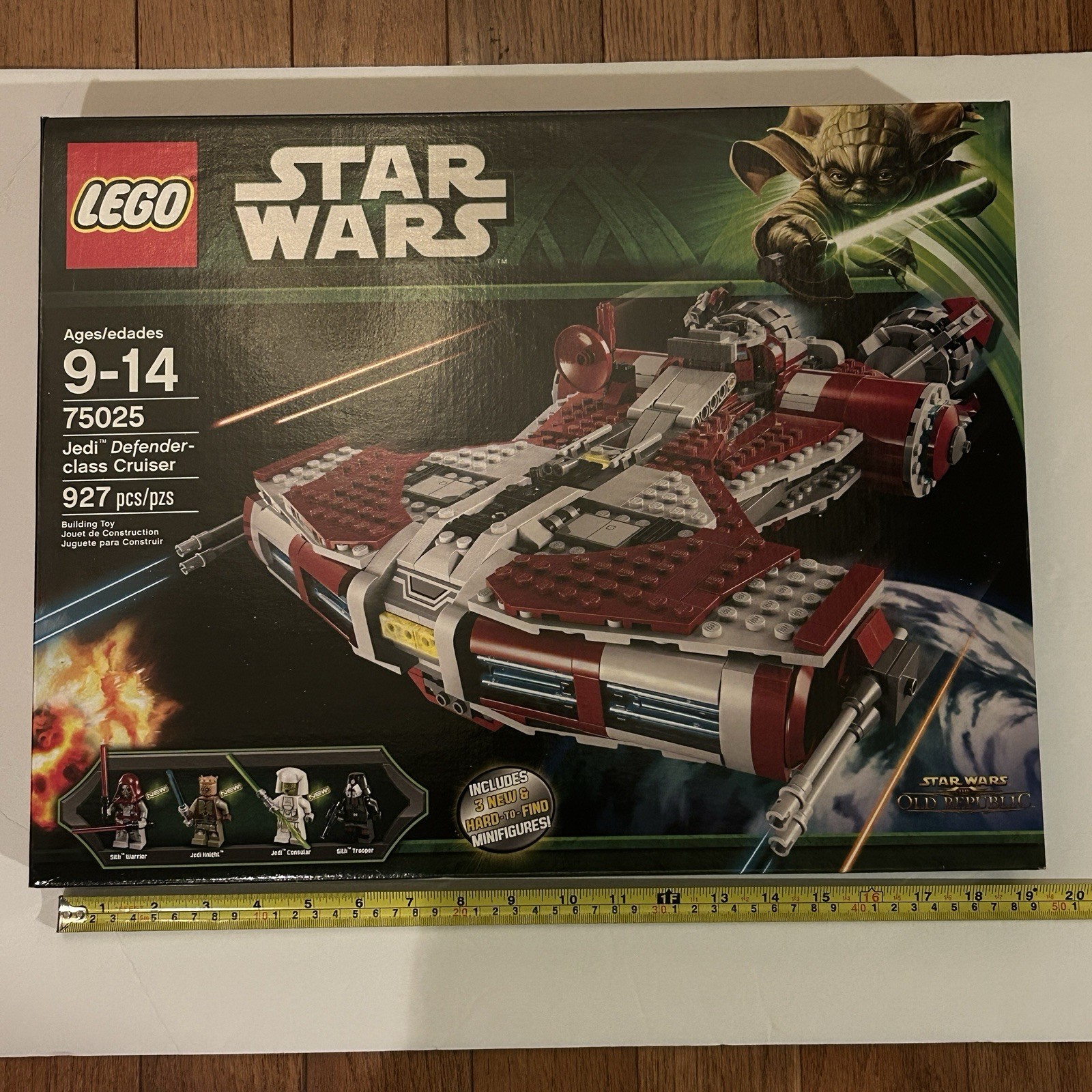 New Sealed Rare 75025 Star Wars Jedi Defender Class Cruiser Retired Hard to Find
