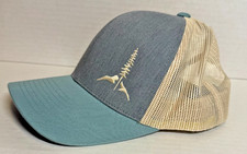 Mens Trucker Hat from Pacific Headwear 104C Pro Model Teal / Gray / Tan