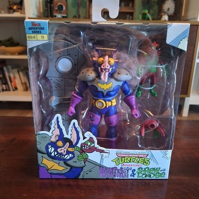 NECA TMNT Adventures Wingnut & Screwloose Action Figure Set w/ Accessories