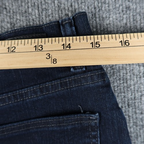 Lee Jeans pantaloni donna 8 petite vestibilità classica lavaggio scuro denim elasticizzato gamba dritta - Foto 12 di 13