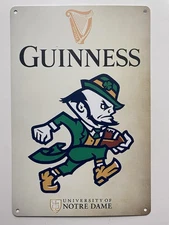 Guinness Beer - Notre Dame University Sign - Fighting Irish