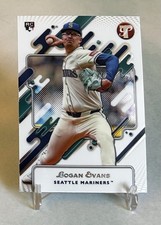 Logan Evans 2025 Topps Pristine #125 Rookie RC Seattle Mariners