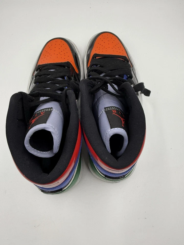 Size 10 - Air Jordan 1 SE Mid Multi Patent W - Image 4 of 4