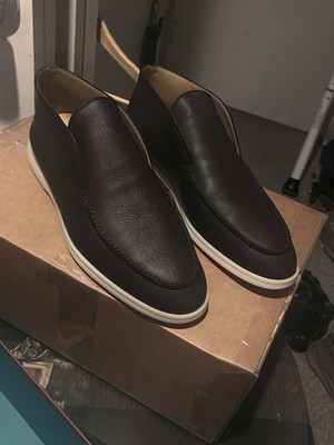 $1250 Loro Piana Elk Leather Open Walk 12 US 45 IT