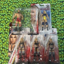 MATTEL WWE BASIC FIGURE LOT of 5 Thea Hail, Lacey Evans, Austin Theory Loose