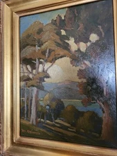 Jack Cassinetto Tonalist-Original Signed Oil OOAK View of Marin San Francisco CA