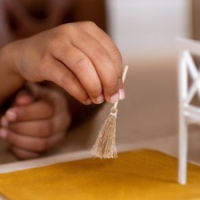 20 Pcs Halloween Mini House Decoration Accessories Creative Broom