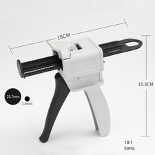 50ml Manual AB Epoxy Resin Mixing Applicator Dispenser Gun Glue Mixing Rate 10:1