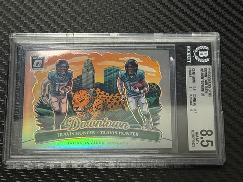 Travis Hunter / Travis Hunter #15 2025 Panini Donruss Optic Downtown Duo card