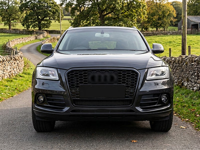 Sport Kühlergrill Wabe Glanz Schwarz passend für Audi Q5 SQ5 8R FL 13-16 Optik