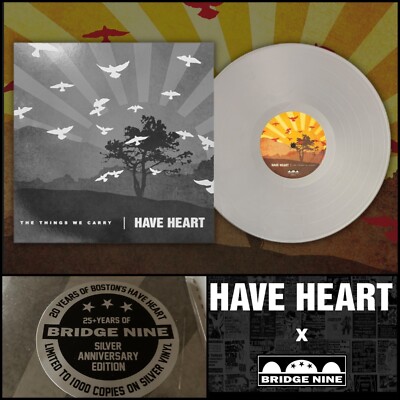 HAVE HEART The Things We Carry LP Silver Vinyl & Sleeve-Fiddlehead How Much Art