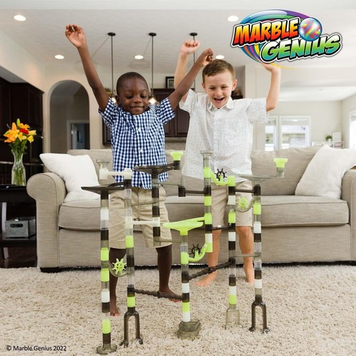 Marble Run Starter Set STEM Toy for Kids Ages 4-12 - 130 Complete Pieces 80 T... - Picture 9 of 9