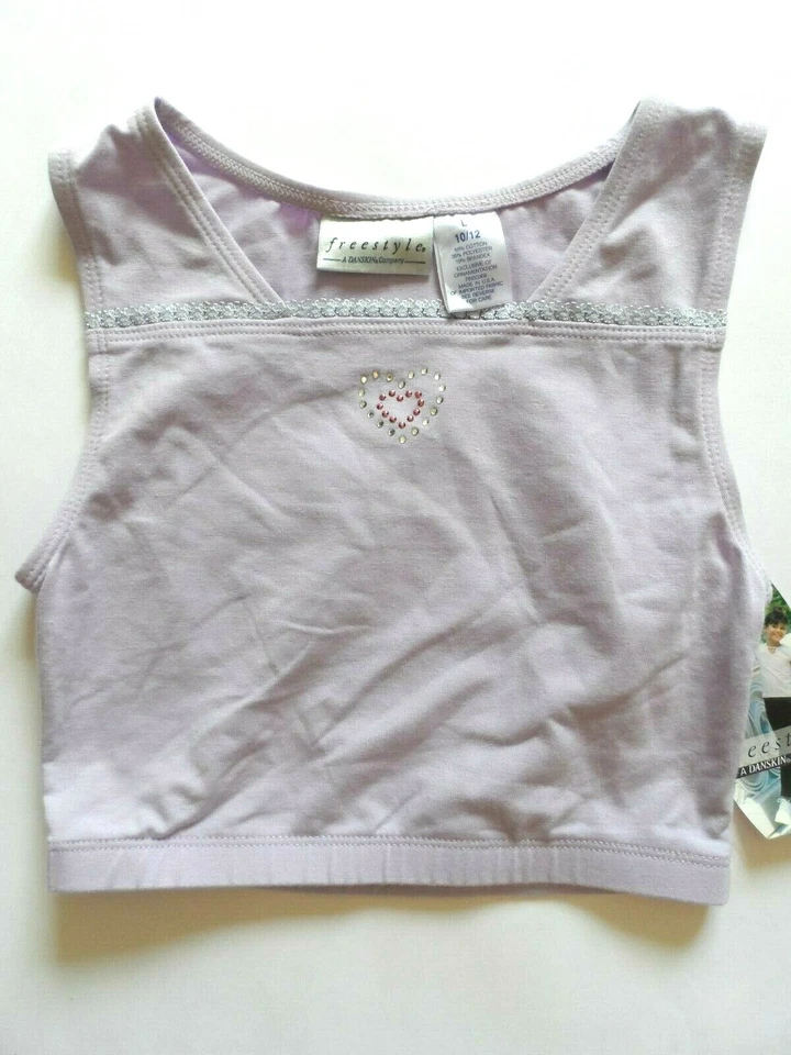 Top corto de gimnasia Freestyle A Danskin Company para niña () Foto 3 de 3