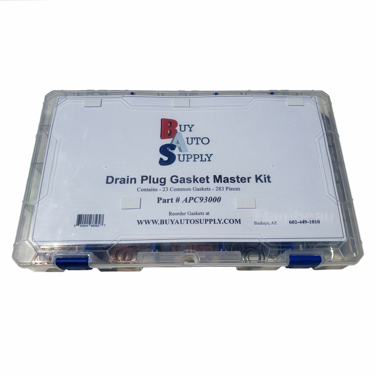 Master Oil Drain Plug Gasket Assortment Kit - 23 Styles / 283 Pieces