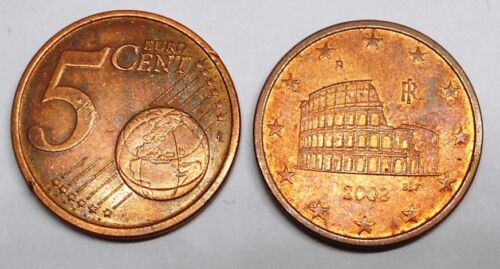 ITALIA 5 Euro Cent 2003 BB (VF) - Foto 1 di 1