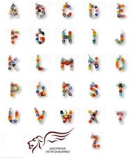 Lettere Iniziali Ciondolo Pendente Murrina Millefiori Vetro Murano Made in Italy