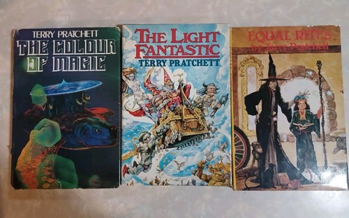 Discworld Lot Terry Pratchett BCE Colour of Magic, Light Fantastic & Equal Rites