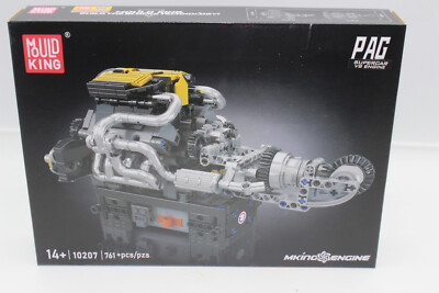 Mould King 10207 Supercar Motor Engine V8 Building Blocks 761 Pcs New OVP