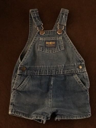 Vintage Oshkosh B’gosh Vestbak Overalls Baby Jean Made In USA 24 Months - Picture 9 of 9