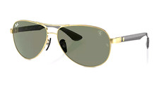New Ferrari RAY-BAN Sunglasses RB 8331-M F008/71 140 Gold Carbon Fiber Frames