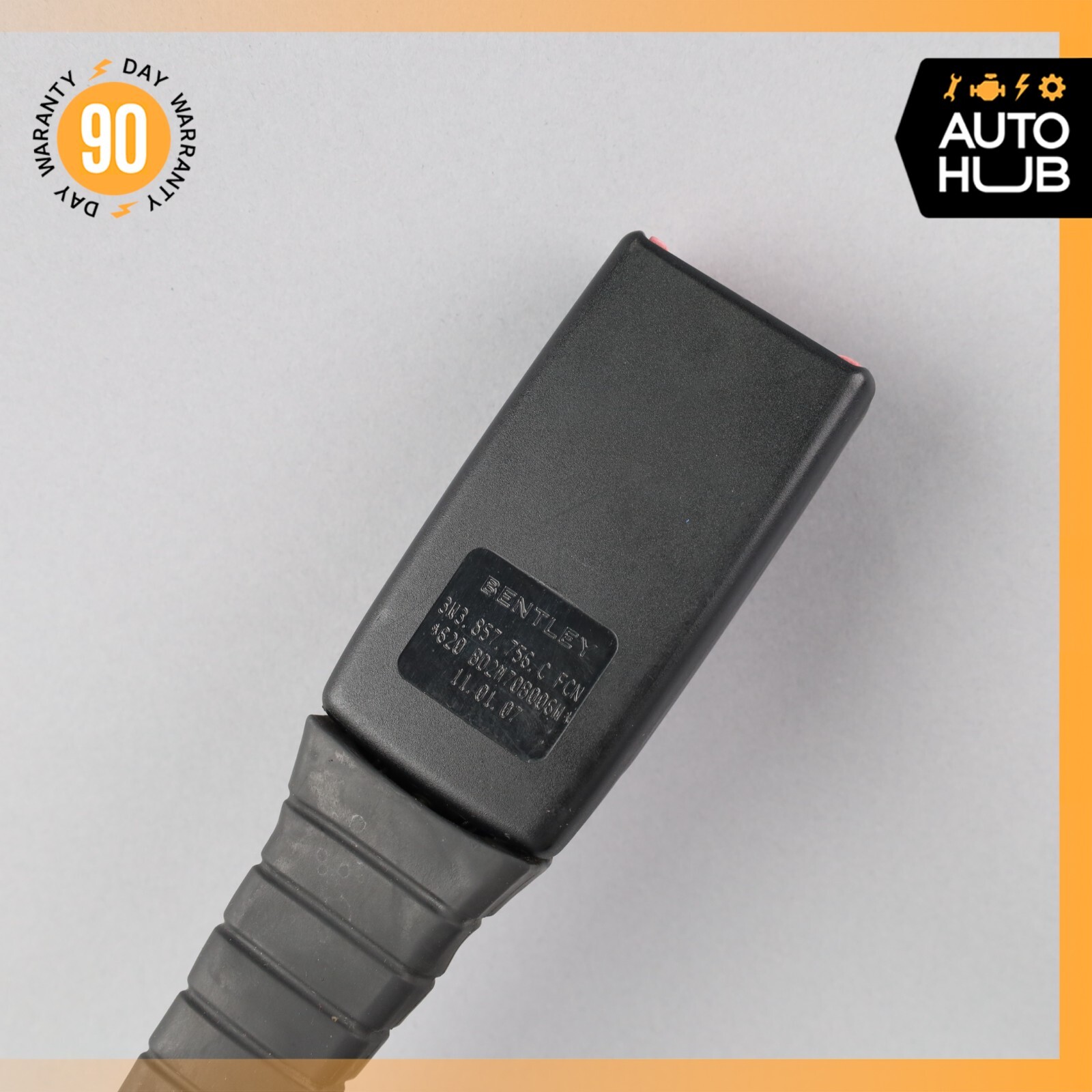 03-10 Bentley Continental GTC Front Right Side Seat Belt Seatbelt Buckle OEM 60k