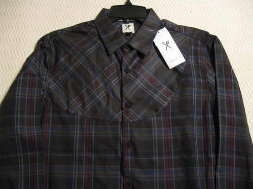 Marc Ecko Cut & Sew Liberty Oaks LS Woven Black Color Shirt Size: Small - Picture 3 of 12