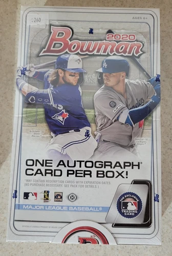 2020 Bowman Baseball Factory Sealed Hobby Box 1 AUTO 