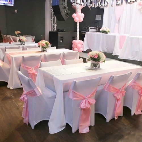 Dining Room Chair Covers Slip Removable Stretch SEAT Cover Wedding Party Garden - Picture 7 of 22