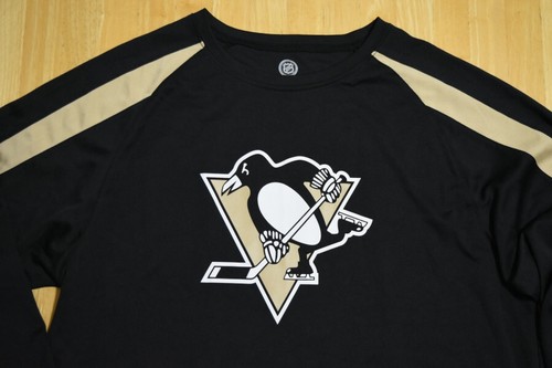 Vintage Pittsburgh Penguins NHL Hockey long sleeve Shirt Men's XL 100% polyester - Picture 2 of 5