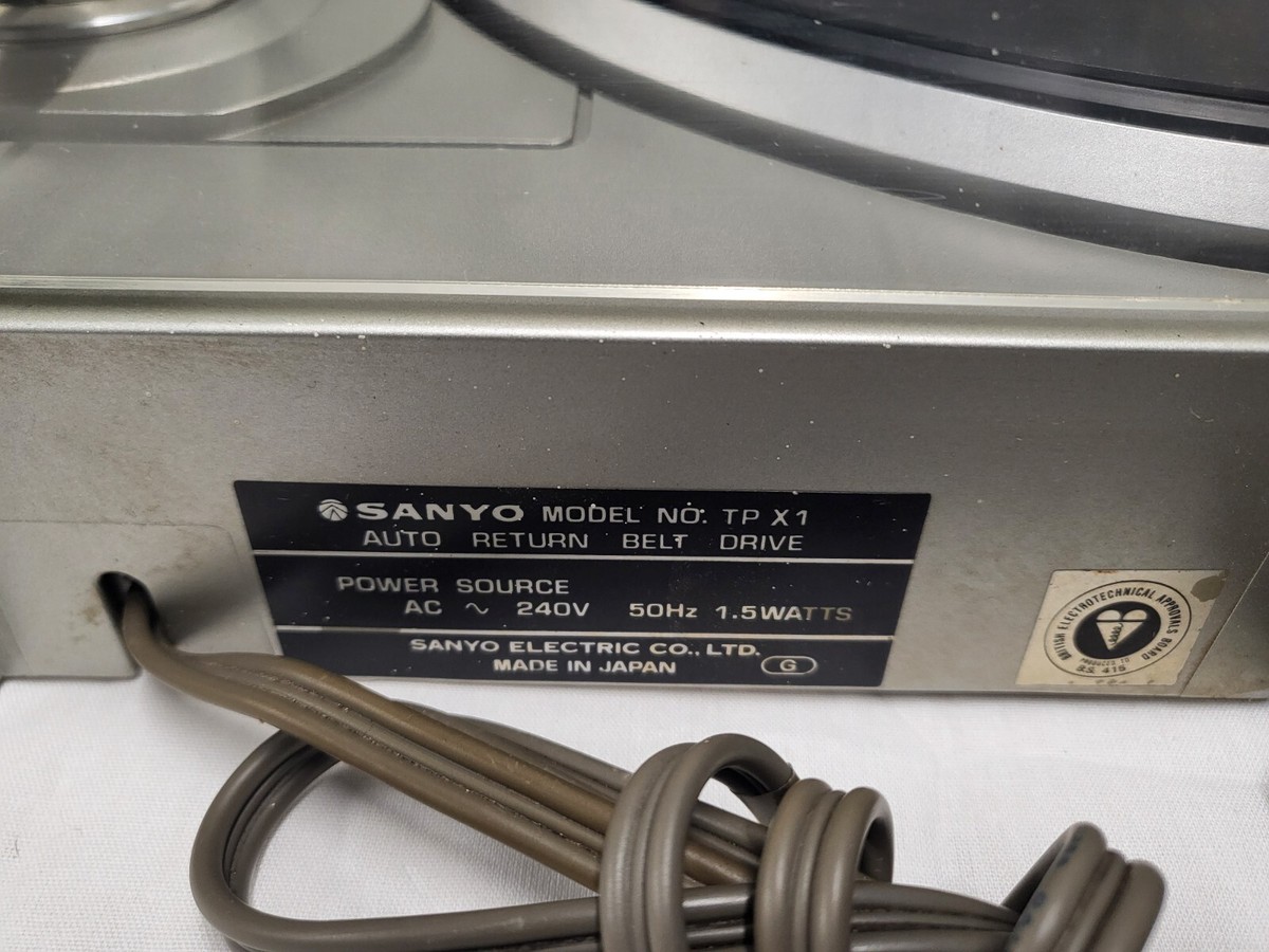 SANYO TP-X1 Auto Return Turntable | eBay
