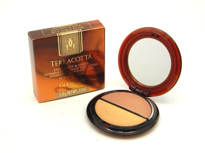 Guerlain Terracotta Duo Matt & Shine Sable Et Or 1 Highlighter Face Eyes Lips