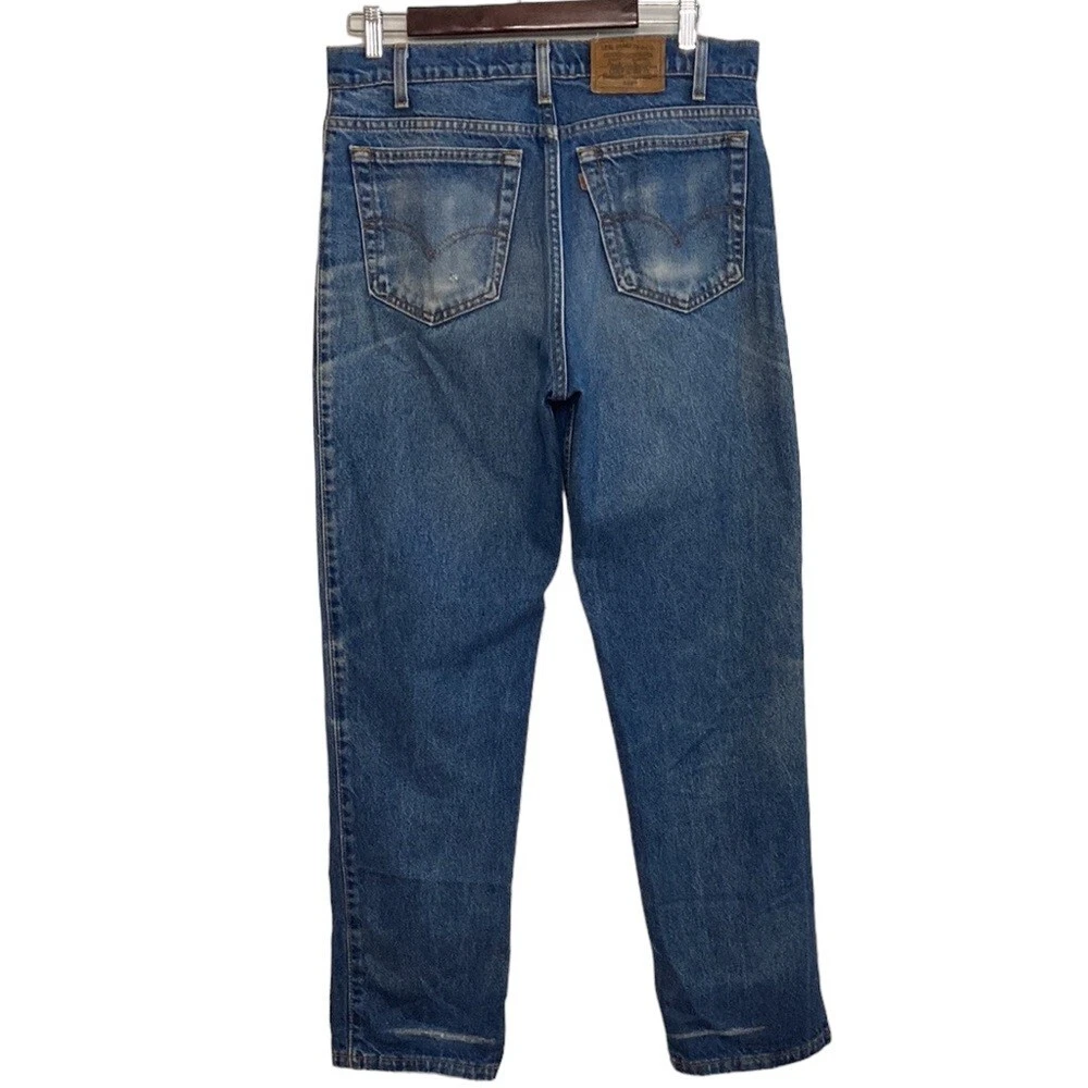 Vintage Levis 540 Jeans Mens 34 x 30 Blue Relaxed Fit Distressed