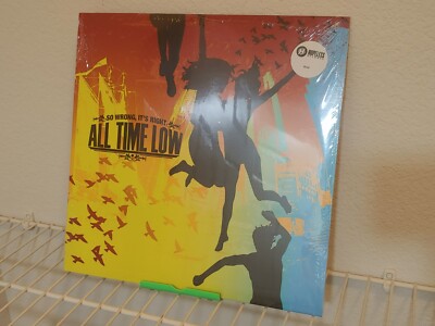 All Time Low So Wrong It s Right Gold Vinyl Record LP New Sealed
