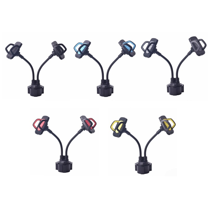 Adjustable Dual Phone Car Mount Stand for Smartphones  