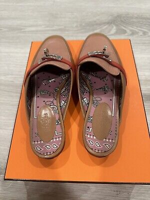Hermes Oz Mules 36 Multicolor Marron Havane PHW | eBay Hermes Oz Mules 36 Multicolor Marron Havane PHW | eBay