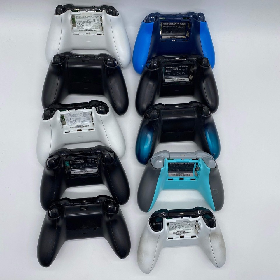 Broken Lot of 10 Microsoft Xbox One Wireless Controllers eBay