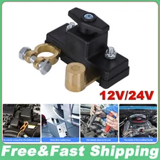 Car Battery Disconnect Isolator Cut Off Switch 12~24V Universal Battery Terminal