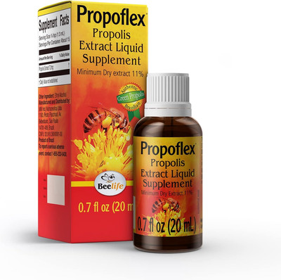 Propoflex Green Propolis Extract 20Ml - 11% Dry Extract - Bee Propolis Tincture,