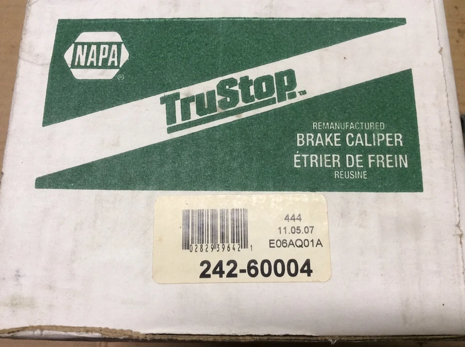 Pinza de freno de disco NAPA TruStop remanufacturada 242-60004 Foto 2 de 4