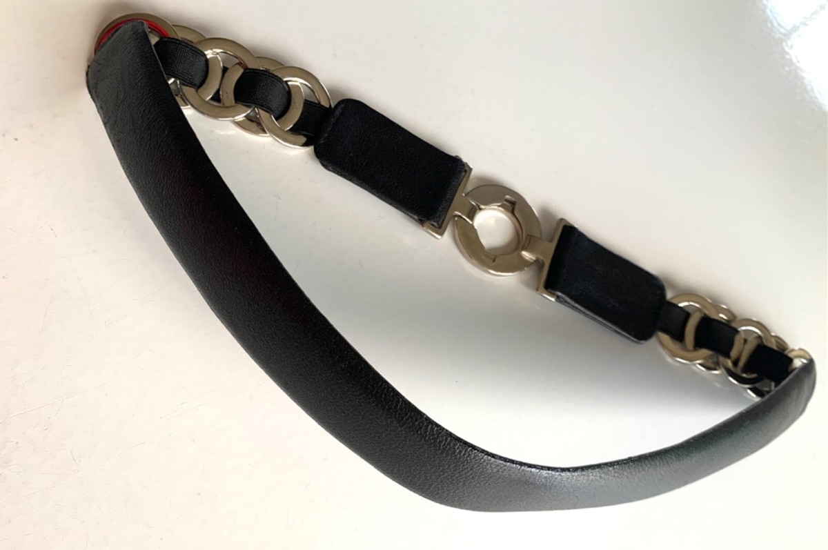 Sandy Duftler designs Belt Black tassel Leather Vintage preloved hook closure Sandy Duftler Spur Belt - 2 main image 3
