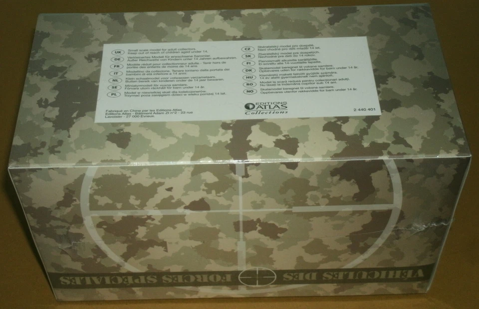 1/43 Scale Renault Sherpa Light Tactical 4x4 Diecast Vehicle Atlas Model 2440401 - Image 4 of 4