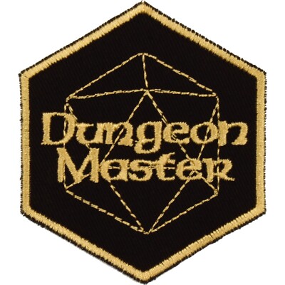 Dungeon Master Patch - Made in USA - Dungeons and Dragons Patch - D&D ...