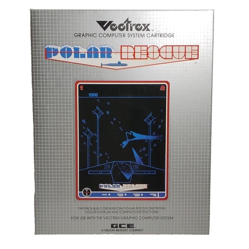 OEM ORIGINAL PIECE! Rip Off Video Game Overlay for Vectrex