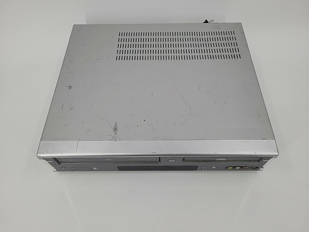 Daewoo DVR-S04 DVD Recorder VCR Combo Player -READ- Mostly Tested