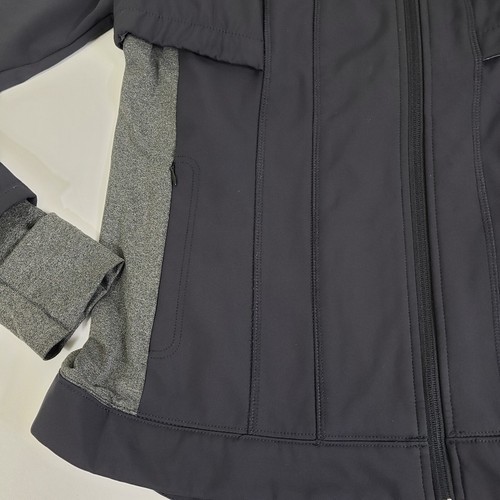Mondetta Womens Medium Full Zip Jacket Long Sleeve Navy Gray Running - Picture 5 of 8